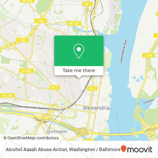 Alcohol Aaaah Abuse Action map