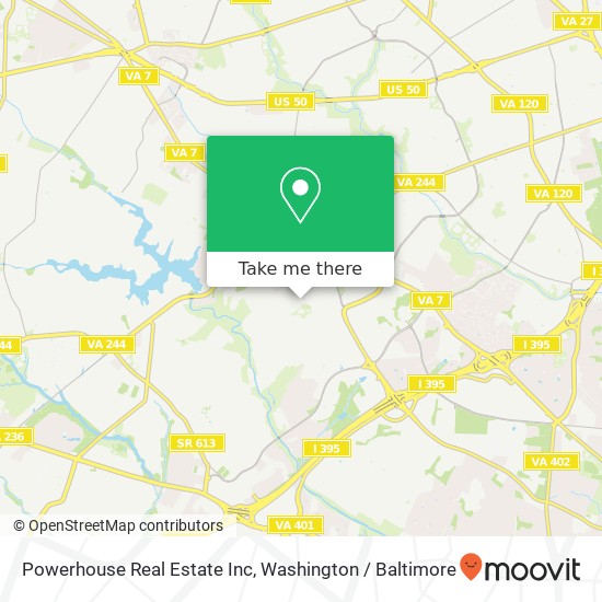 Powerhouse Real Estate Inc map