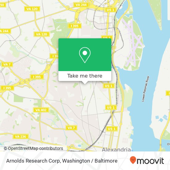 Arnolds Research Corp map