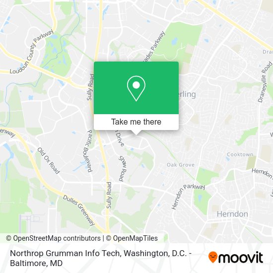Northrop Grumman Info Tech map