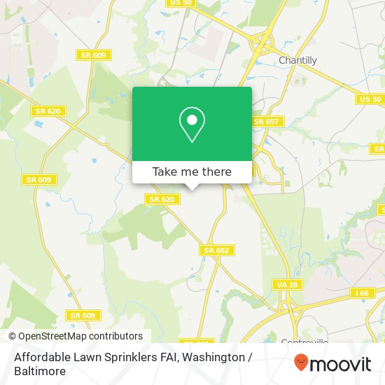 Mapa de Affordable Lawn Sprinklers FAI