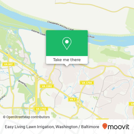 Easy Living Lawn Irrigation map