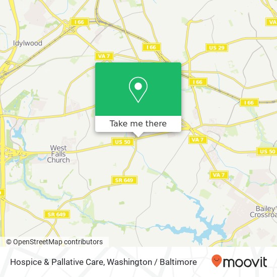 Hospice & Pallative Care map