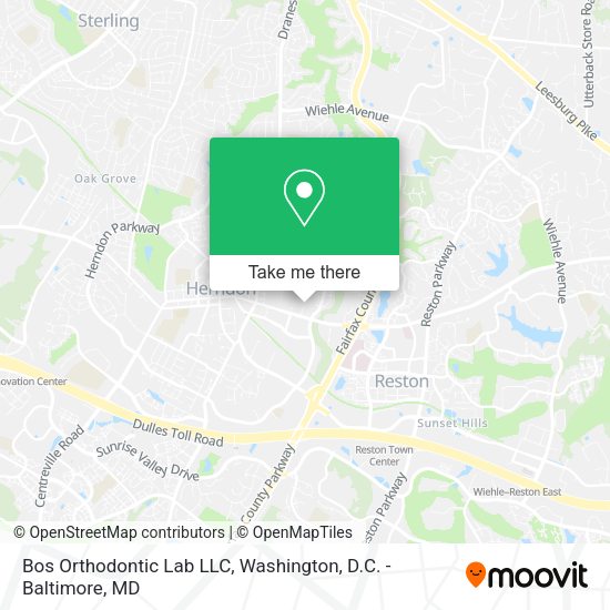 Bos Orthodontic Lab LLC map