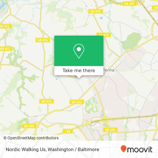 Nordic Walking Us map