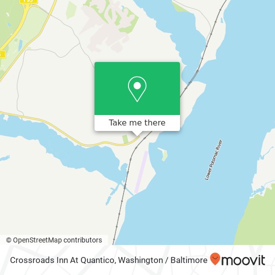 Mapa de Crossroads Inn At Quantico