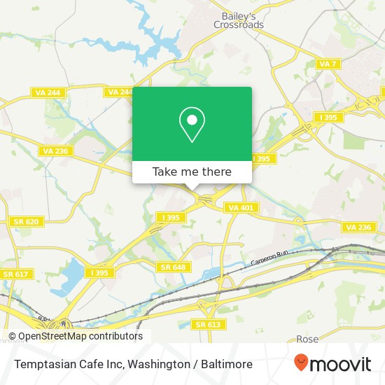 Temptasian Cafe Inc map