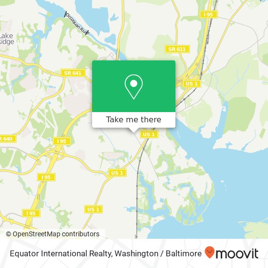 Equator International Realty map