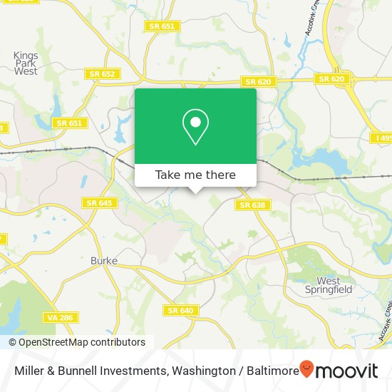 Mapa de Miller & Bunnell Investments