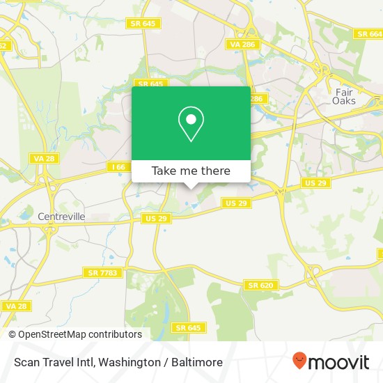 Mapa de Scan Travel Intl