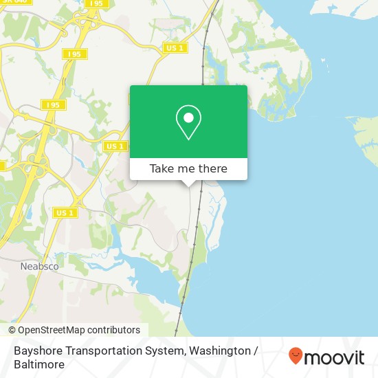 Bayshore Transportation System map