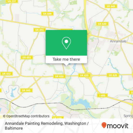 Mapa de Annandale Painting Remodeling