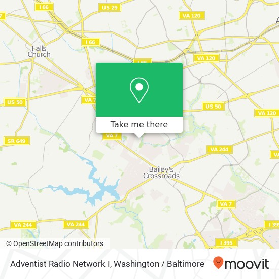 Mapa de Adventist Radio Network I