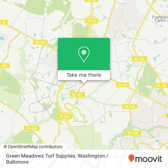 Green Meadows Turf Supplies map