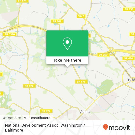 National Development Assoc map