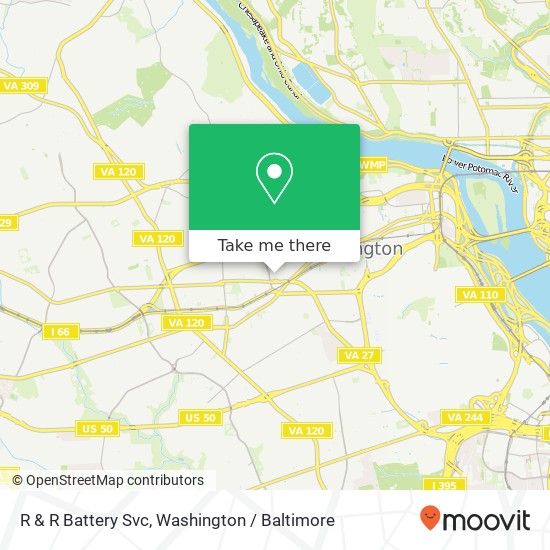 R & R Battery Svc map