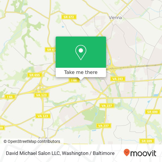 Mapa de David Michael Salon LLC