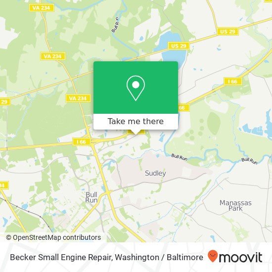 Becker Small Engine Repair map