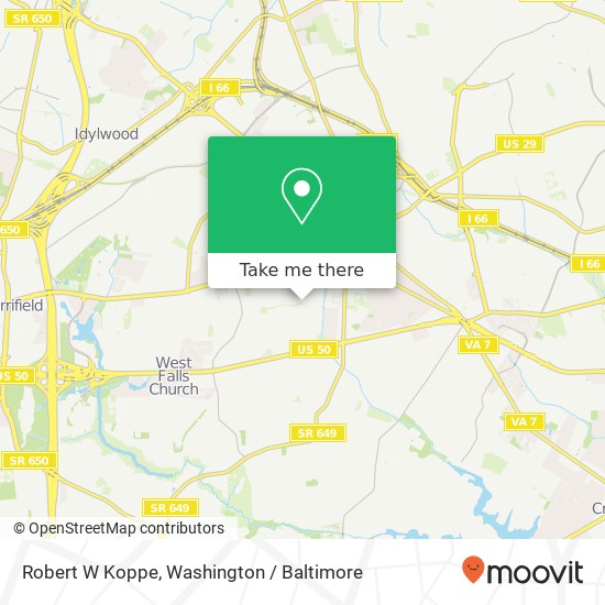 Mapa de Robert W Koppe