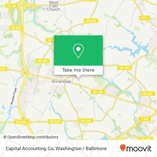 Capital Accounting Co map