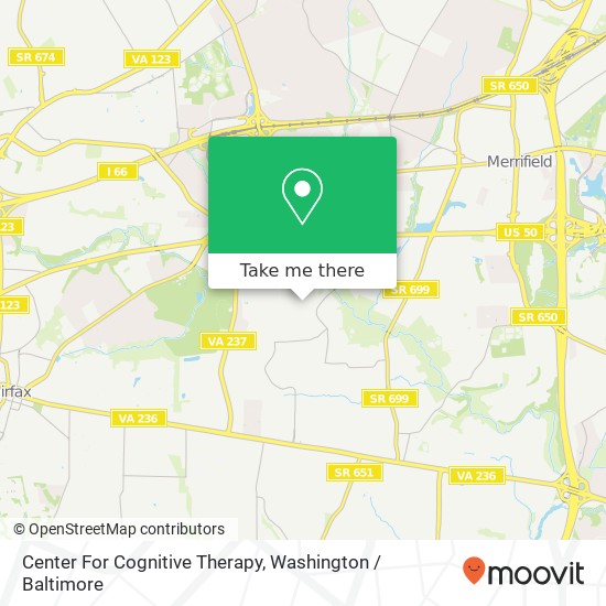 Center For Cognitive Therapy map