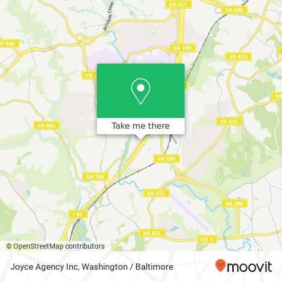 Mapa de Joyce Agency Inc