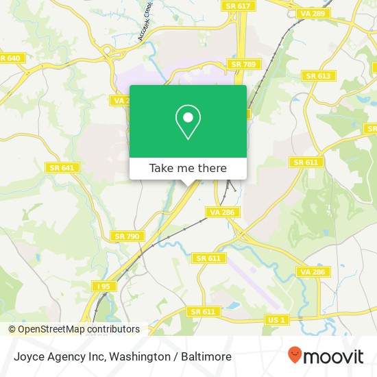 Joyce Agency Inc map