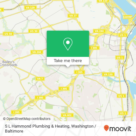 S L Hammond Plumbing & Heating map