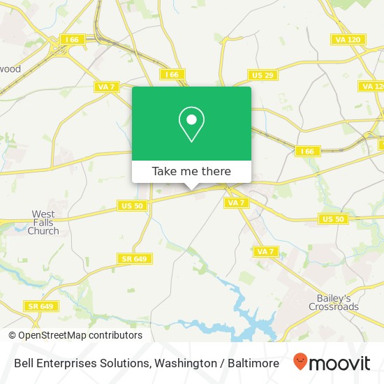 Bell Enterprises Solutions map