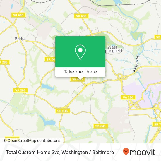 Total Custom Home Svc map