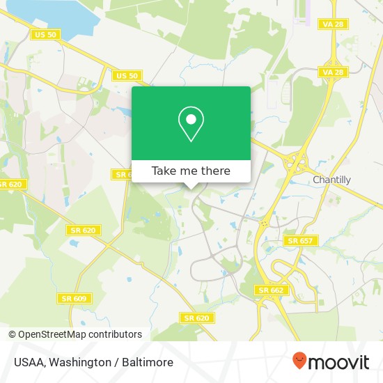 USAA map