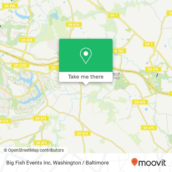 Mapa de Big Fish Events Inc