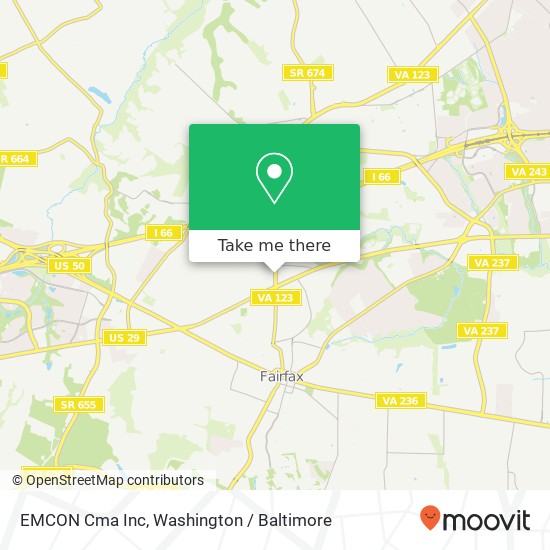 Mapa de EMCON Cma Inc