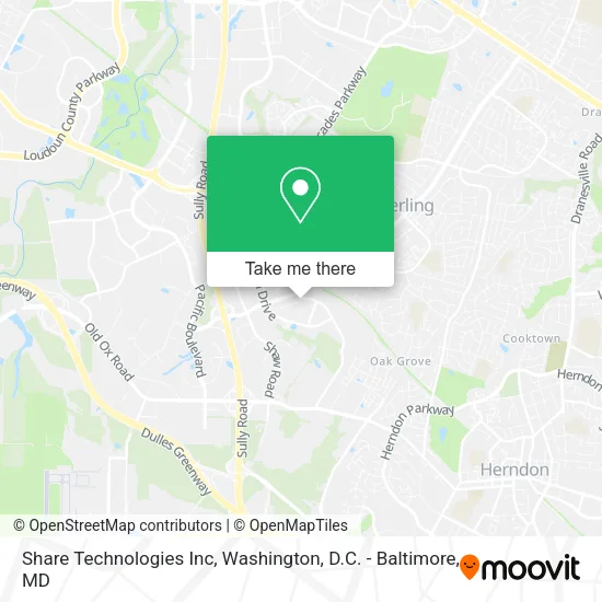 Mapa de Share Technologies Inc