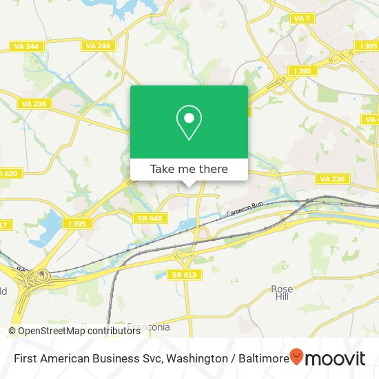 First American Business Svc map