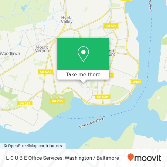 L-C U B E Office Services map