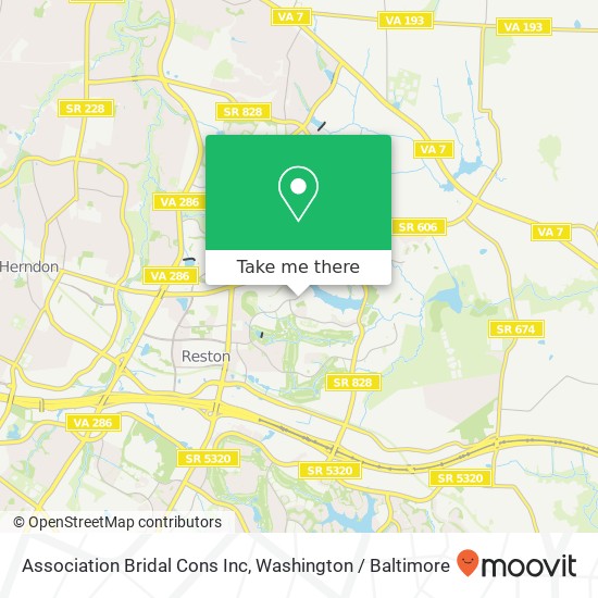 Association Bridal Cons Inc map