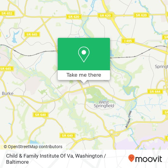 Child & Family Institute Of Va map