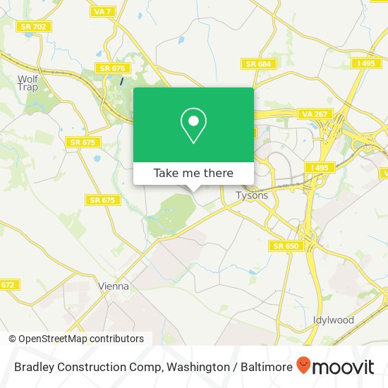 Bradley Construction Comp map