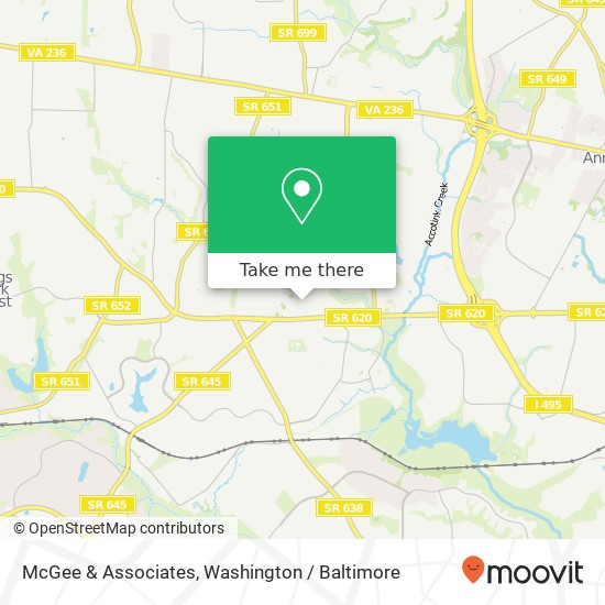 Mapa de McGee & Associates