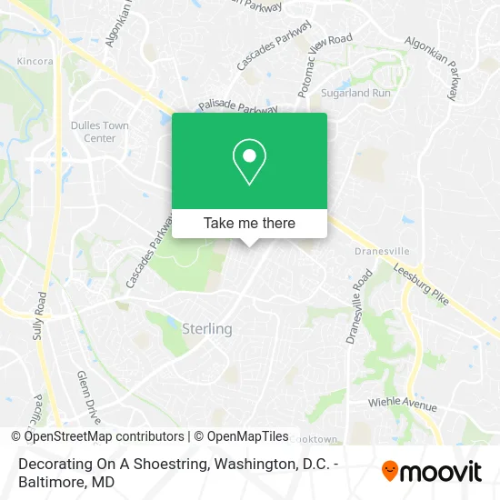 Decorating On A Shoestring map