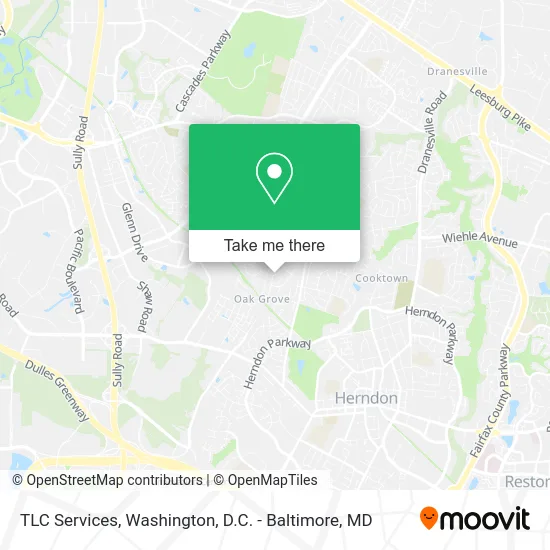 TLC Services map
