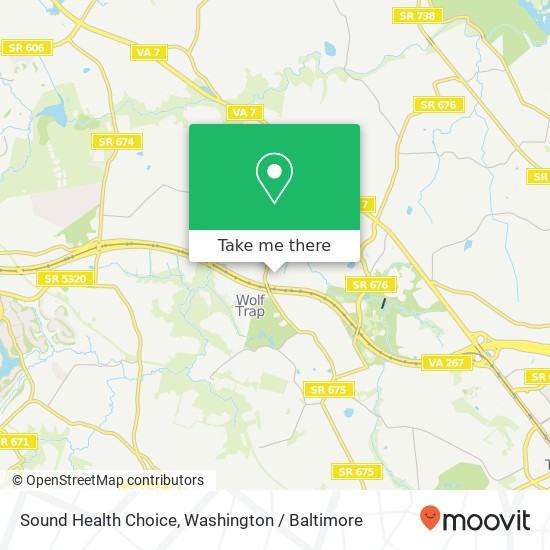 Sound Health Choice map