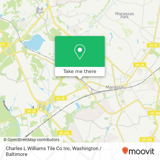 Mapa de Charles L Williams Tile Co Inc