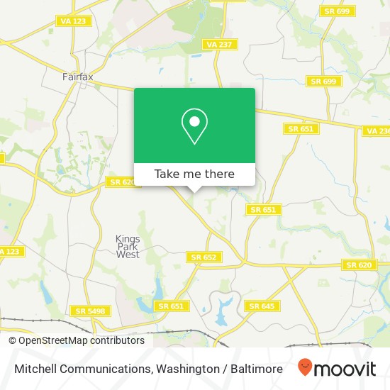 Mapa de Mitchell Communications