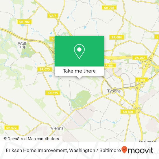 Eriksen Home Improvement map