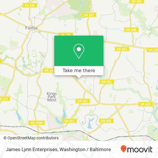 Mapa de James Lynn Enterprises