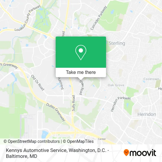 Mapa de Kennys Automotive Service