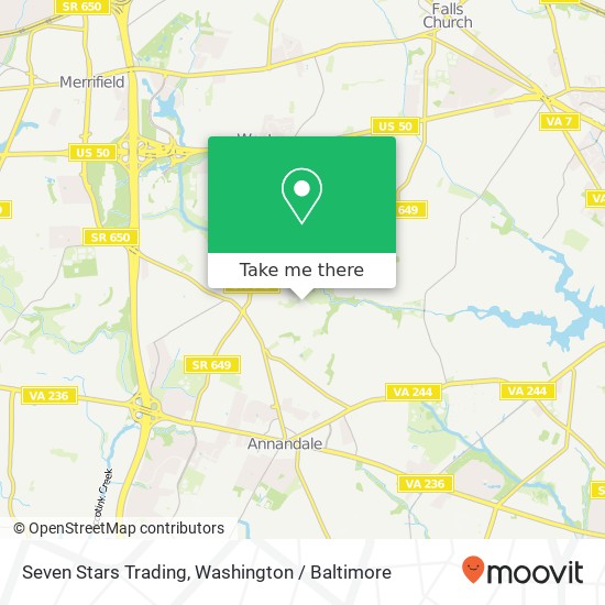 Seven Stars Trading map