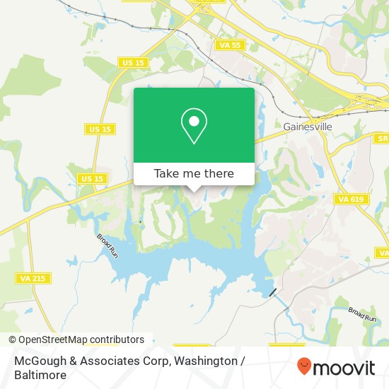 McGough & Associates Corp map